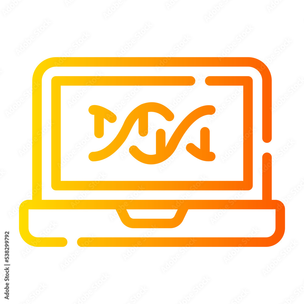 dna gradient icon dna gradient icon
