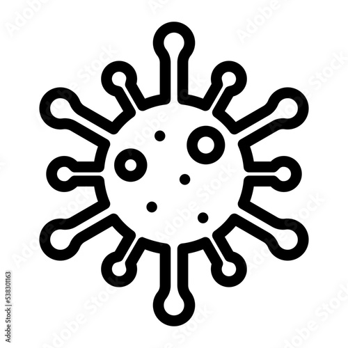 Coronavirus line icon