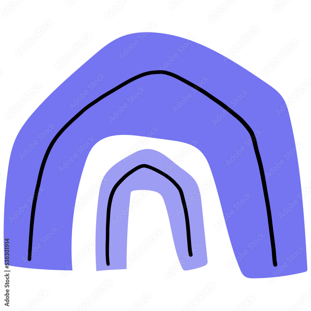 Hand drawn abstract organic shape Hand drawn abstract organic shape