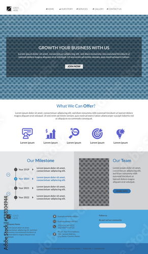 Email Business Newsletter Design Template