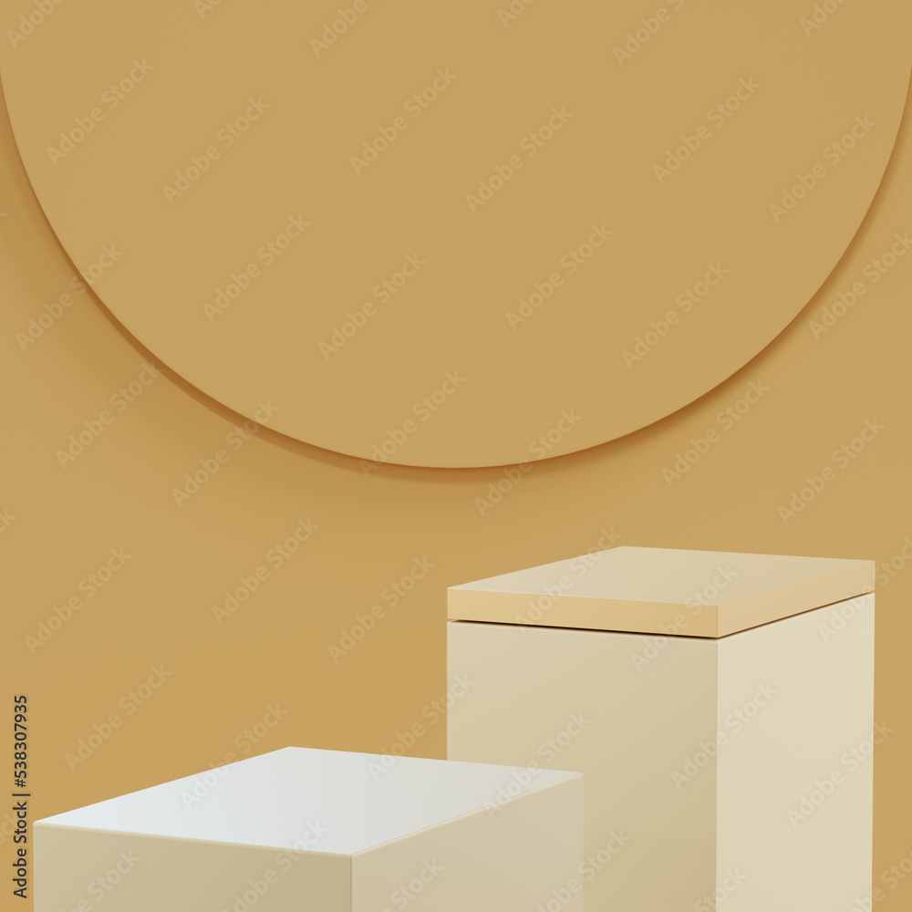 3d podium product cosmetic display