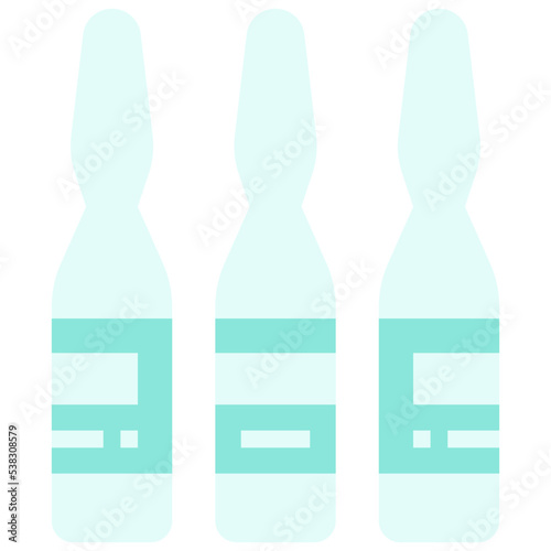 Vaccine bottle icon symbol element