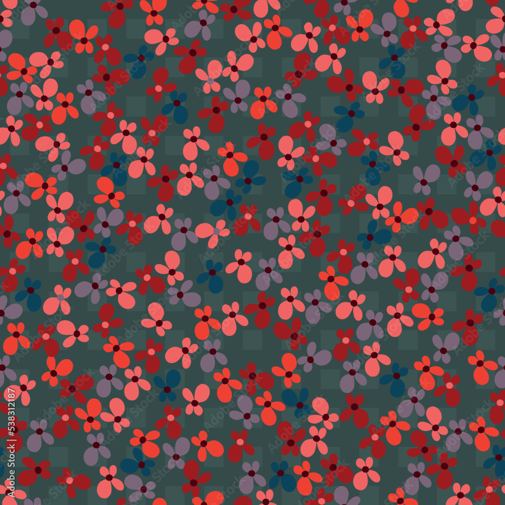 Beautiful floral pattern in small abstract flowers. Floral seamless background. Vintage template for fashion prints. Beautiful floral pattern in small abstract flowers. Floral seamless background. Vintage template for fashion prints.
