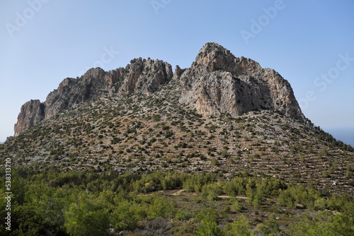Pentadaktylos mountain in northern Cyprus photo