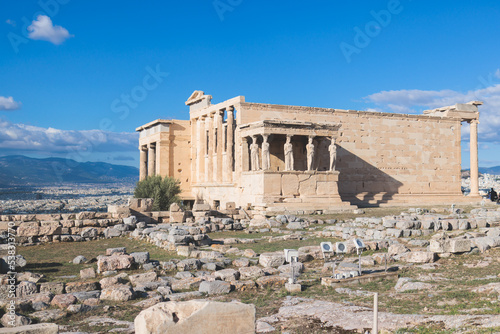 Tableau sur toile The Parthenon, temple on the Athenian Acropolis, Athens, Attica, Greece, beautif