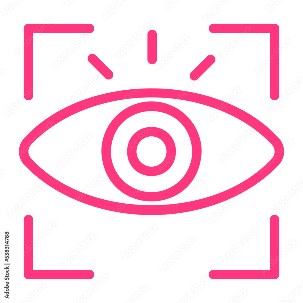 eye gradient icon eye gradient icon