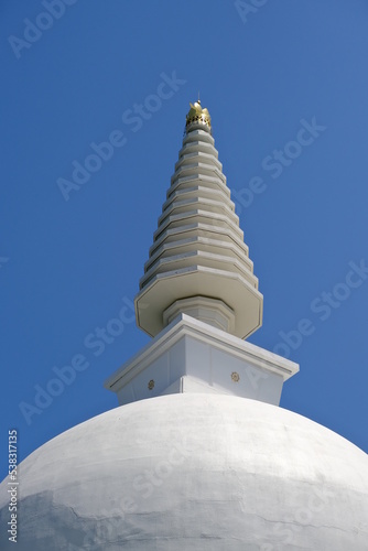 Canvas Print buddhist stupa in the sunshine