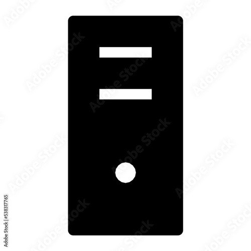 Pc Tower Vector Icon