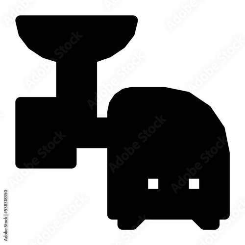 Mincer Machine Vector Icon