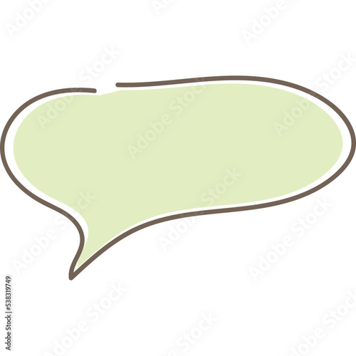 Simple handwritten speech bubbles 4