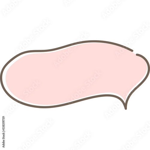 Simple handwritten speech bubbles 6
