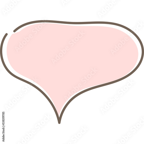 Simple handwritten speech bubbles 10