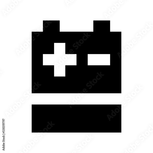 Car Battery Vector Icon