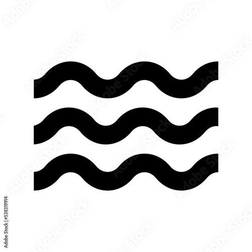 Water Waves Vector Icon