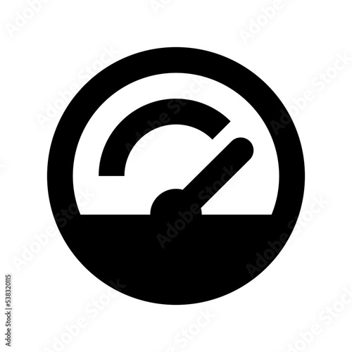 Speedometer Vector Icon