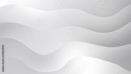 Abstract white background. White colored texture lines with shades and gradient surface. Decorative, art, design concept.