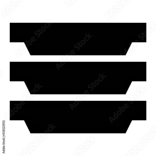 Plates Vector Icon