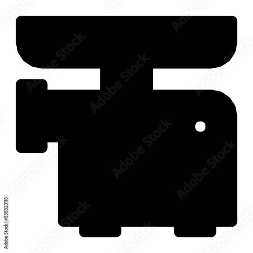 Mincer Machine Vector Icon