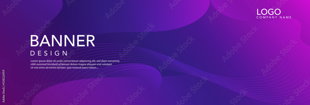 Abstract violet background, Violet banner
