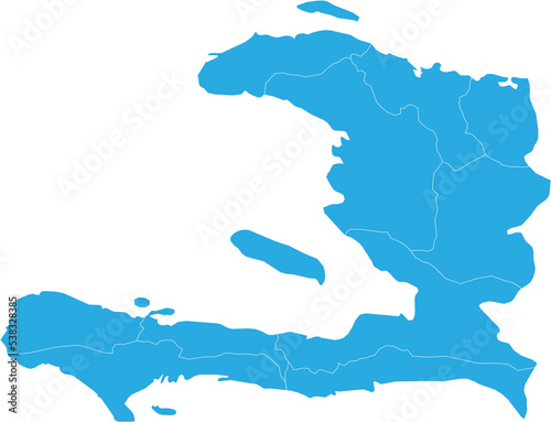 Fototapet haiti map