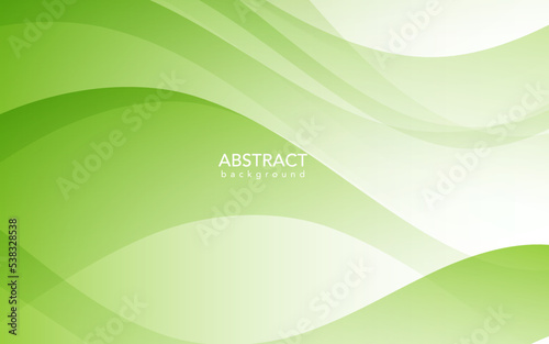 green background, Abstract green background with circles, Abstract green background