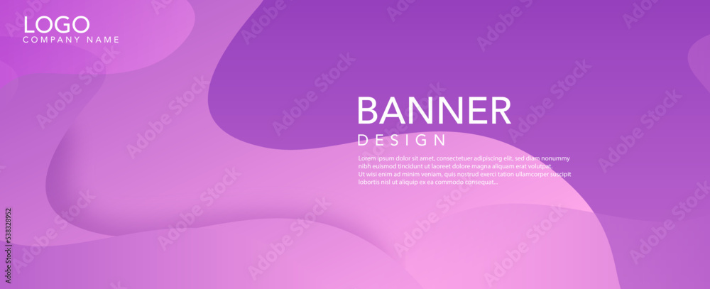 Abstract purple background with waves, Abstract purple background, Purple Banner