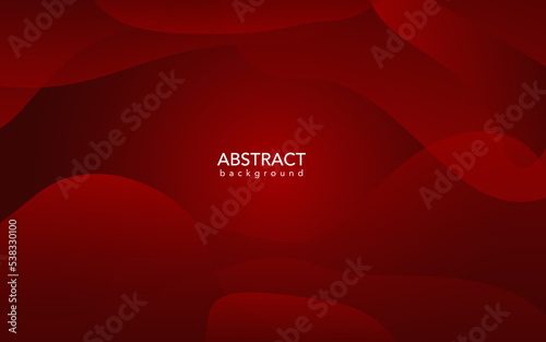 Red background, Abstract Red background with waves, Red banner 