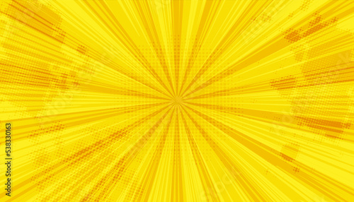 abstract background vector with rays and pixelette for comic or other