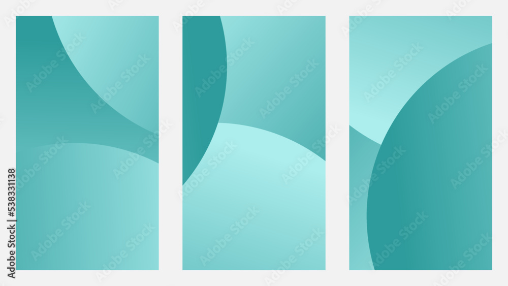 Fototapeta premium Minimal background design with a circle soft blue gradient. Vector horizontal template for digital lux business banner, invitation, minimal voucher, gift certificate, and related about background