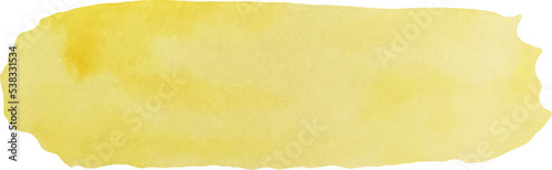 Watercolor abstract yellow background with texture of stain, spray, splash and spot, fashion elements