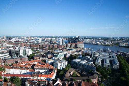  Aerial view of Hamburg