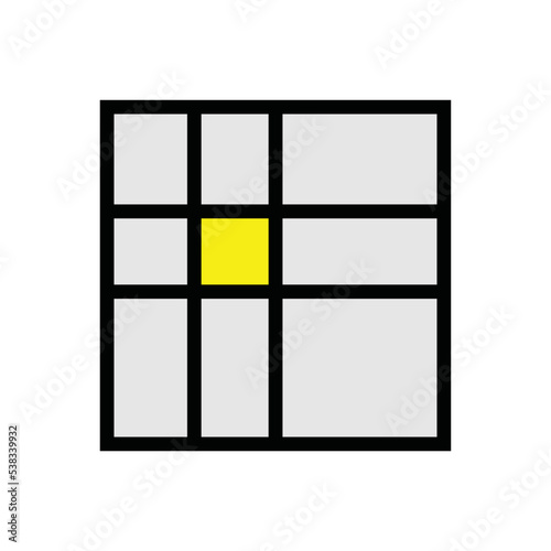 Vector parcel locker icon for your delivery business. 