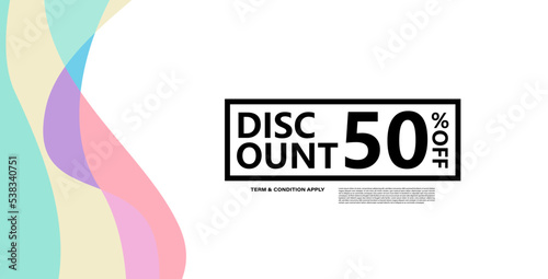 Colorful abstract geometric or fluid banner template. Giveaway, discount, cash back, gift card, and member card bonus design template.