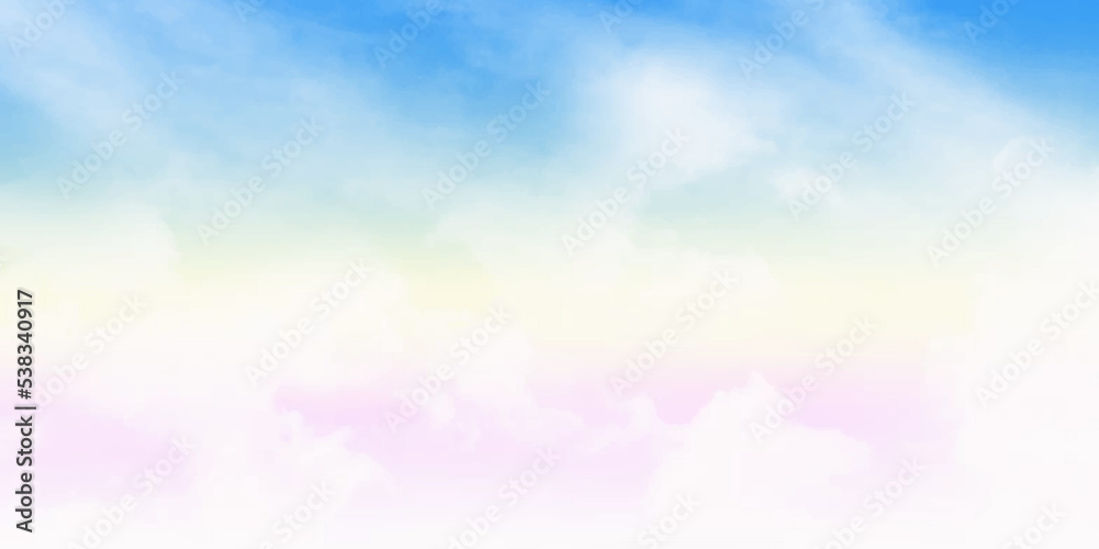 Double exposure of dynamic cloud and sky of paper texture for background Abstract, postcard nature art pastel style, soft and blur focus.