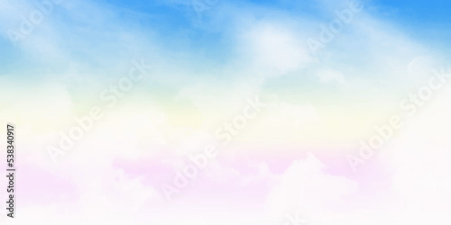 Double exposure of dynamic cloud and sky of paper texture for background Abstract, postcard nature art pastel style, soft and blur focus.