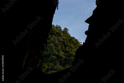 Deer cave Mulu National Park rock face  photo