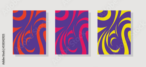 collection of purple background with abstract theme © mesym