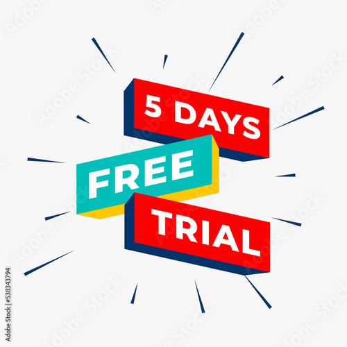 modern style free 5 days trial access background