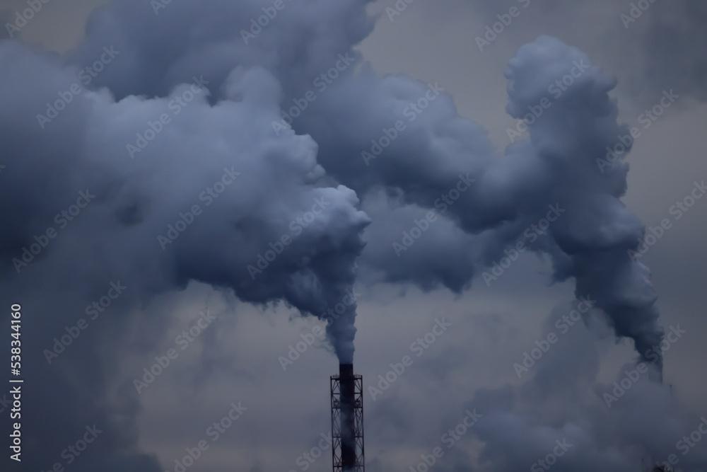 factory pipe smoke background gray abstract, co2 pollution factory pipe smoke background gray abstract, co2 pollution