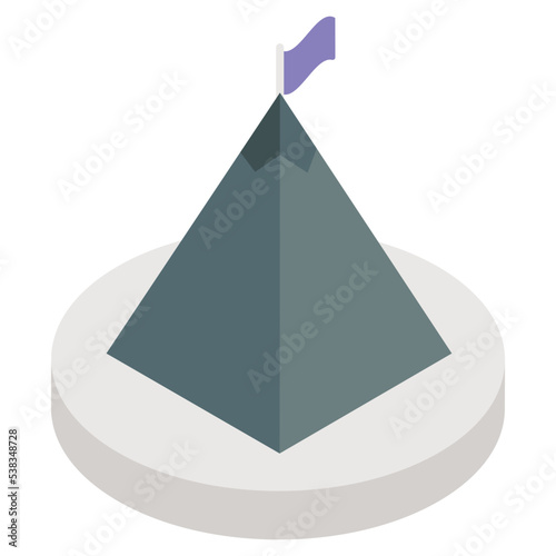 Perfect design icon of mission accomplished 