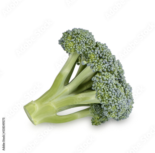 Fresh broccoli isolated on transparent background (.PNG)