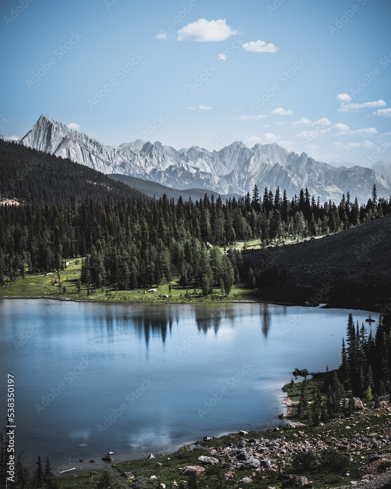 lake in the mountains