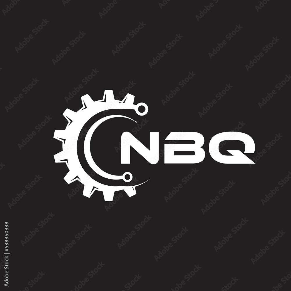 NBQ letter technology logo design on black background. NBQ creative initials letter IT logo concept. NBQ setting shape design.
NBQ letter technology logo design on black background. NBQ creative initials letter IT logo concept. NBQ setting shape design.