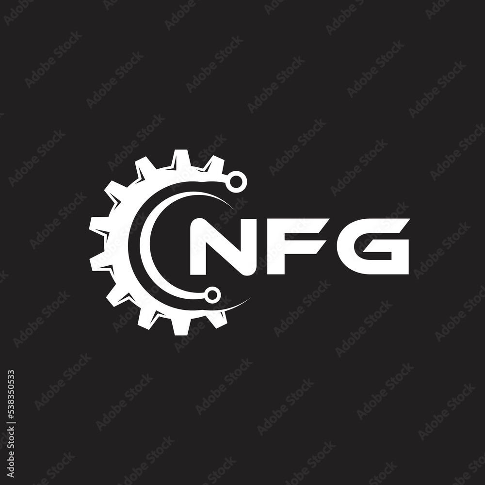 NFG letter technology logo design on black background. NFG creative initials letter IT logo concept. NFG setting shape design.
NFG letter technology logo design on black background. NFG creative initials letter IT logo concept. NFG setting shape design.