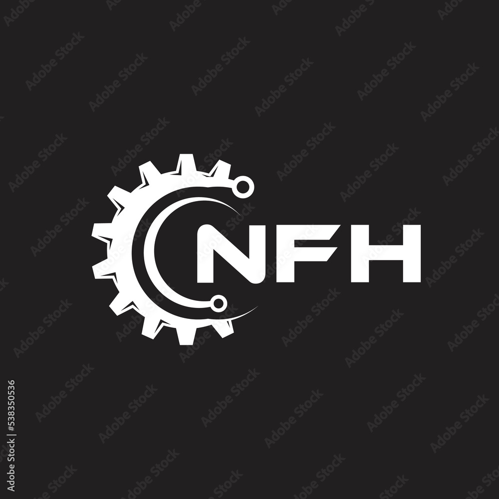 NFH letter technology logo design on black background. NFH creative initials letter IT logo concept. NFH setting shape design.
NFH letter technology logo design on black background. NFH creative initials letter IT logo concept. NFH setting shape design.