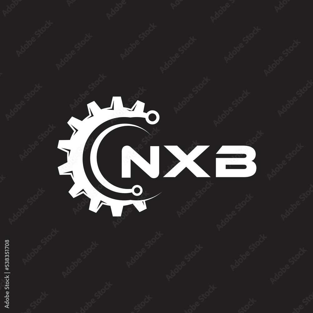NXB letter technology logo design on black background. NXB creative initials letter IT logo concept. NXB setting shape design.
NXB letter technology logo design on black background. NXB creative initials letter IT logo concept. NXB setting shape design.