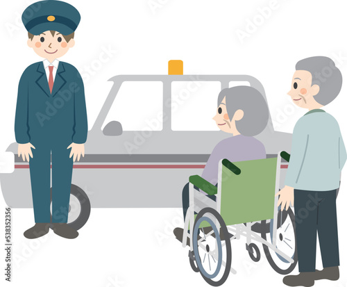 タクシーと高齢者　介護タクシー