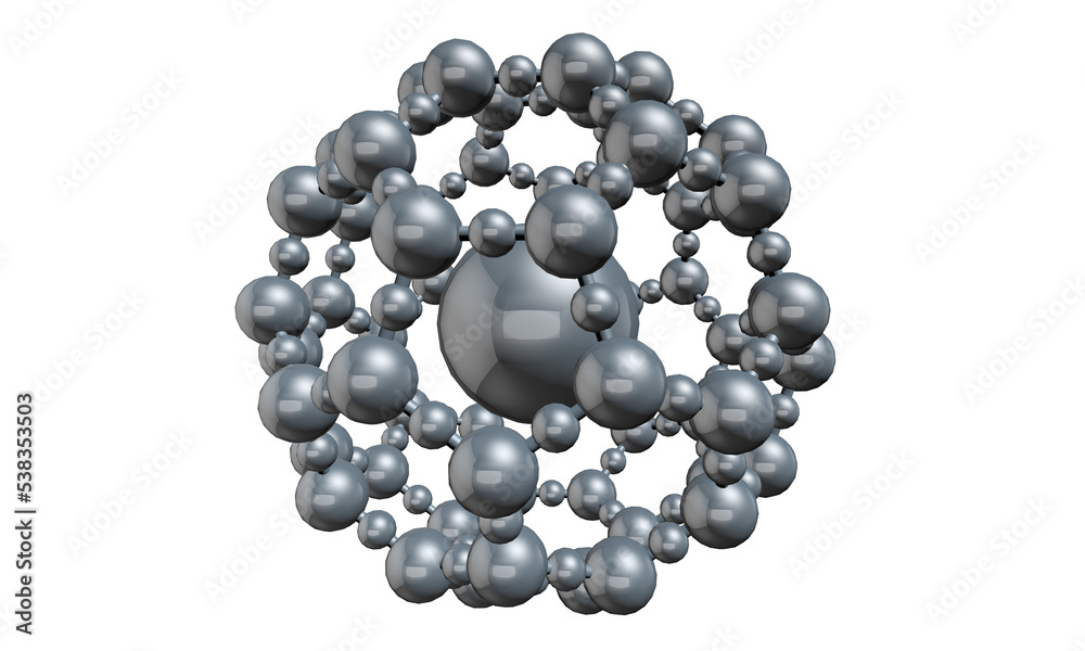 Atom Object Abstract Design Element 3D Atom Object Abstract Design Element 3D