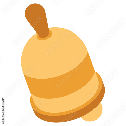       A trendy vector design of bell icon