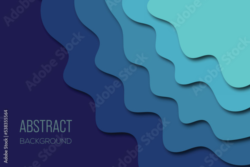 abstract blue background with waves